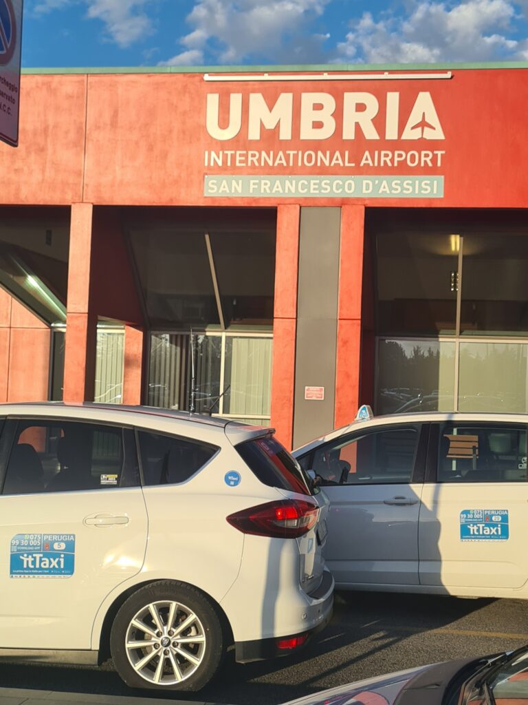 servizio taxi aeroporto Perugia